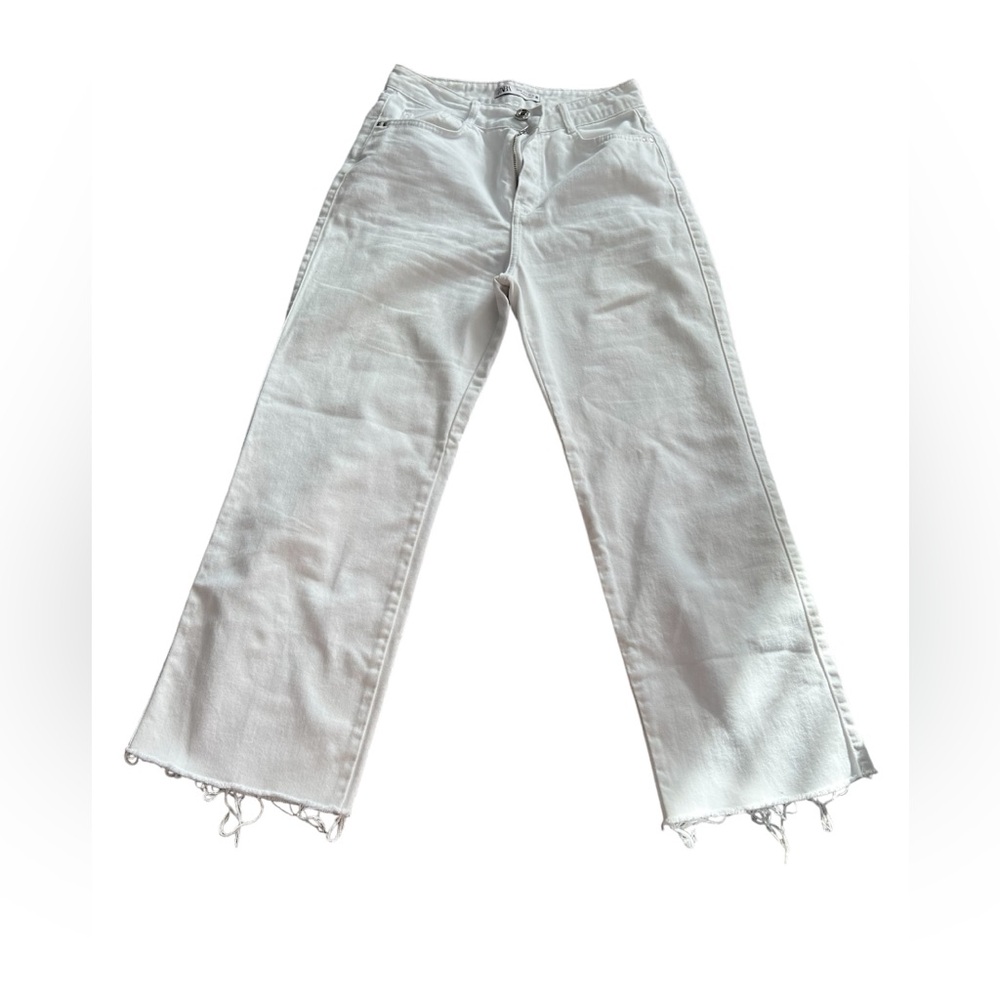 Zara White Denim Jeans  Size 4
